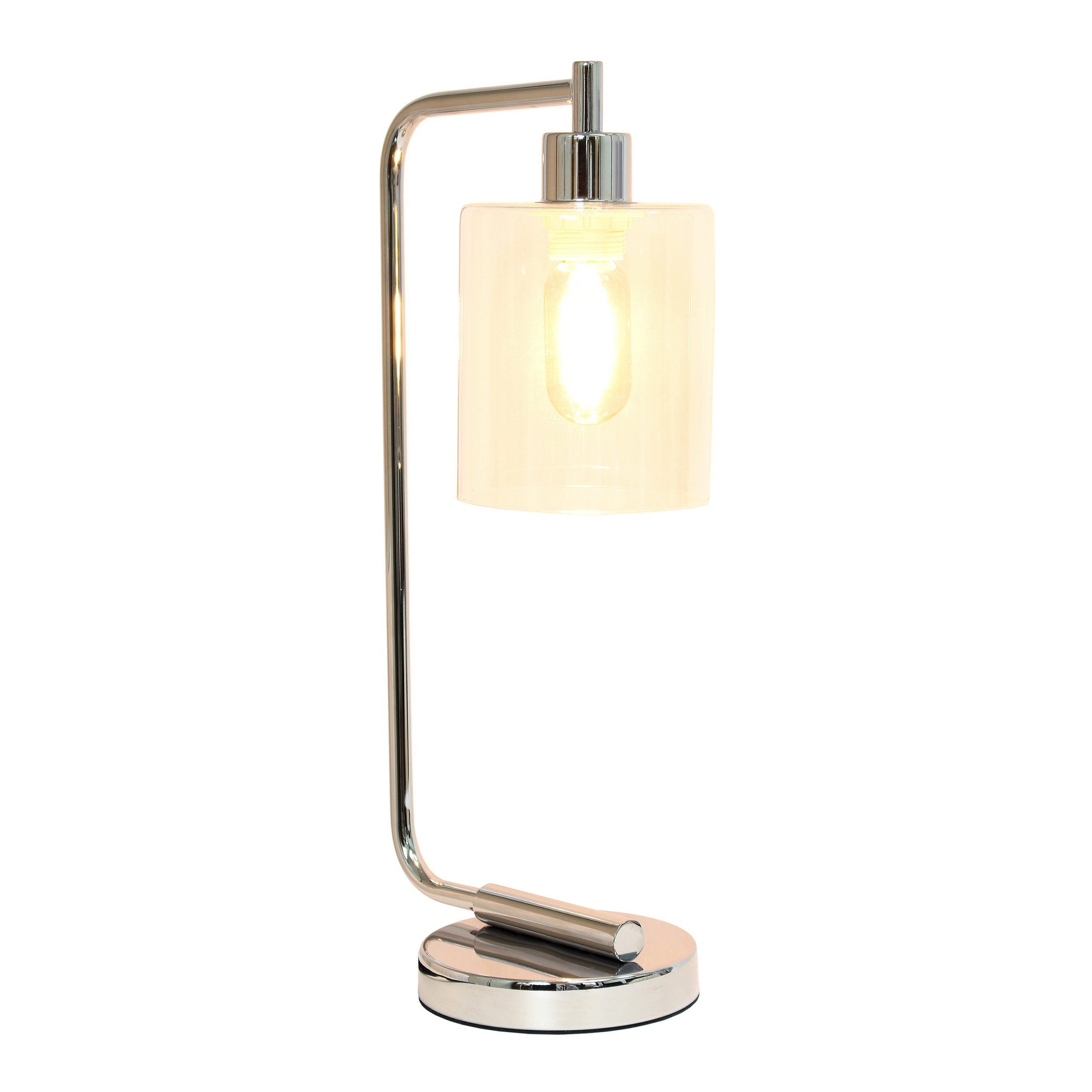 Industrial Iron Lantern Desk Lamp, Hudson Industrial Floor Lamp Threshold Glass Shade Replacement